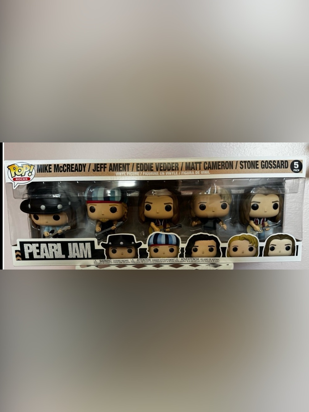 Pearl Jam 5 Pack Funko POP! ROCKS